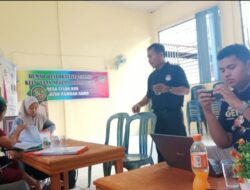 Acara Rapat Koordinasi PPS, Dan Bersama Pantarlih,Desa Teluk Aur.