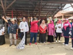 Camat Rambah Yang Diwakili Oleh Sekcam Rambah Dan Di Dampingi Kepala Desa,Resmi Di Buka Lomba Perayaan Hari Jadi Desa Rambah Tengah Hilir Yang ke-47 Tahun.