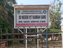 SD NEGRI 017 Rambah Samo Meminta Kepada Pemerintah Dinas Pendidikan Supaya Sekolah Kami Ini Di Perhatikan.!!
