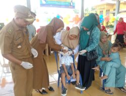 Pemerintah Desa Teluk Aur Laksanakan Pekan Imunisasi Nasional (PIN) Polio