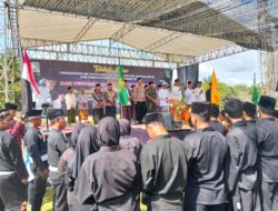 Kapolsek Rambah Hilir Hadiri Tabligh Akbar Memperingati HUT RI KE 79