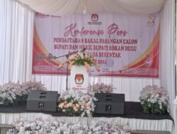 Rohul – Komisi Pemilihan Umum (KPU) Kabupaten Rokan Hulu telah menerima lima berkas pendaftaran pasangan calon Bupati dan Wakil Bupati Rohul 2024.