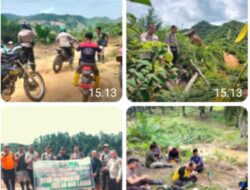 Dipimpin Iptu Lof Lasri, Personil Polsek Tandun Patroli Karhutla Di Kawasan Hutan Bukit Suligi