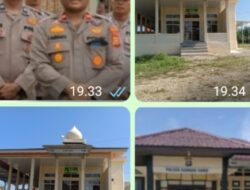 Polsek Rambah Samo Iptu Totok Nurdianto SH MH Bangun Masjid, Ibadah dan Buat Masyarakat yang Melintas