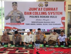 Rangkul Tokoh, Kapolres Rokan Hulu Ajak Masyarakat Lewat Kegiatan Jum’at Curhat Dan Cooling Systim, Ciptakan Pilkada 2024 Yang Aman, Damai, Sejuk & Kondusif