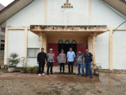 Minggu Kasih Polres Rohul Dalam Coolling System Pilkada Tahun 2024, Di Gereja HKBP Pasir Pengaraian