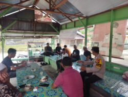 Bhabinkantibmas Polsek Tambusai Giat DDS Dalam Cooling System Pilkada Tahun 2024