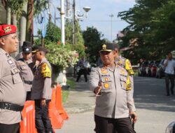 Penetapan Lima Paslon Bupati-Wakil Bupati Rohul Tahun 2024 Berlangsung Kondusif, Kapolres AKBP Budi: Padal Fahami Tugas Pengamanan