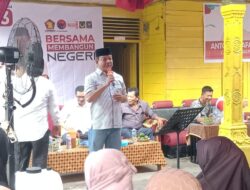 Kampanye Paslon Bupati-Wakil Bupati No Urut 03 Anton-Syafarudin Poti Di Desa Tandun Barat Dikawal Ketat Personil Polri