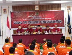 91 orang WBP Lapas Pasir Pengaraian ikuti Sidang TPP