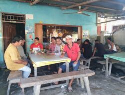 Wujudkan Pilkada Damai Aman Dan Sejuk, Bhabinkamtibmas Polsek Bonai Darussalam Cooling Sistem Dengan Tokoh Masyarakat.