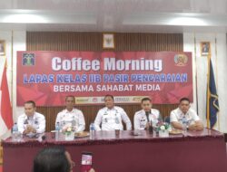 Lapas Pasir Pasir Pengaraian Gelar Coffee Morning Dengan Puluhan Insan Pers di Rohul Tahun 2024.