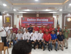 Jalin Keakraban Dengan Puluhan Insan Pers Rohul, Kalapas Pasir Pengaraian Gelar Coffee Morning Bersama
