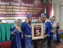 Erizal/Rusli Nomor Urut 5 Siap Bertarung Di Pilkada Serentak Menjadi Calon Bupati Dan Wakil Bupati Rokan Hulu Tahun 2024.