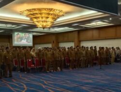 Kades Marga Mulya JASMANI, Hadiri Acara Sosialisasi Netralitas Dalam Pemilahan Bupati Dan Wakil Bupati Rokan Hulu Tahun 2024.