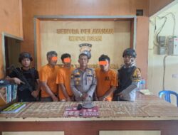 Tanpa Ampun, Tiga Pengedar Sabu Diringkus Personil Polsek Tambusai Utara