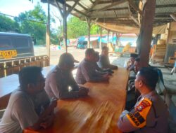 Cooling System Kapolsek Bonai Darussalam Dengan Tokoh Masyarakat, Ciptakan Kamtibmas Selama Tahapan Pilkada