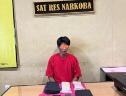 Pria Pemilik Sabu 16,41 Gram Dan Daun Ganja Kering 0,95 Gram, Diciduk Personil Sat Resnarkoba Polres Rohul