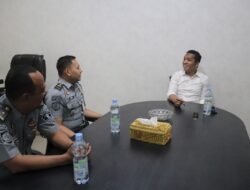 Jalin Silaturahmi, Ka.KPLP Lapas Pasir Pengaraian kunjungi Kasat Reskrim Polres Rohul