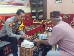 Kapolsek Kepenuhan Polres Giat Coolling System Pemilu Damai Tahun 2024, Dengan Ninik Mamak Suku Ampu