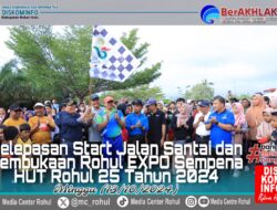 Ribuan Masyarakat ikuti Jalan Santai dan Pembukaan Rohul Expo Bersempena HUT Rohul Ke-25