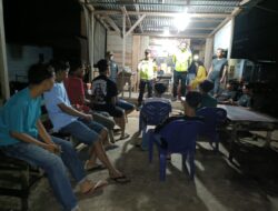 Dipimpin Iptu Romy: Personil Polsek Bonai Darussalam  Cooling System dengan Generasi Z Di Warung Walet Desa Sontang