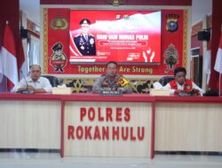 Wujud Kepedulian Serta OMP-LK24, Hari Jadi Humas Polri Ke 73,  Polres Rohul Giat Donor Darah Dan Pemeriksaan Kesehatan Gratis