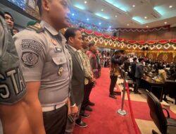 Lapas Pasir Pangarayan Hadiri Rapat Paripurna Dalam Rangka Pengucapan Sumpah/Janji Pimpinan DPRD Provinsi Riau