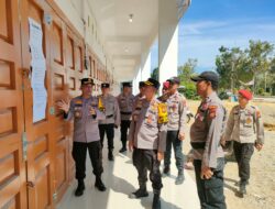 Ops Mantap Praja Lancang Kuning  Tahun 2024 (OMP-LK24), Wakapolres Laksanakan Kegiatan Pengecekan Gudang Logistik KPU.