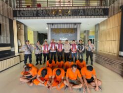 Polres Rohul Berhasil Ungkap Sindikat Pencurian Ternak Sapi Yang Resahkan Warga, 10 Tersangka Diamankan