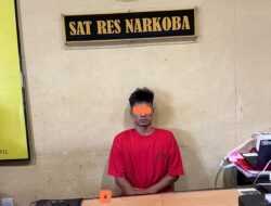 Sat Renarkoba Polres Rohul, Tangkap Pria Ini Memeiliki Narkoba Jenis Sabu Seberat 2,14 Gram.