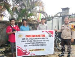 Melalui Bhan Kapolsek Kampar Kiri Hadir di Tengah Masyarakat Laksanakan Cooling System