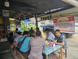 Cooling System Bersama Jajaran, Kapolsek Kampar Kiri Tukar Pikiran Bersama Warganya