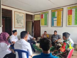 Cooling System Sampaikan Pesan Pilkada Yang Aman, Damai Dan Sejuk Kapolsek Bonai DS Laksanakan Di Rawa Makmur.