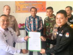 Siap Wujudkan Pemilu Damai dan Lancar, KPPS TPS Khusus Lapas Pasir Pangarayan Resmi Dilantik