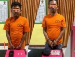 Personil Polsek Kabun,Tangkap Dua Tersangka Kasus Sabu Di Dua Tempat Berbeda