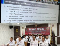 Jelang Kegiatan “Presiden Menyapa Warga Binaan”, Lapas Pasir Pangarayan ikuti Rapat bersama Ditjenpas