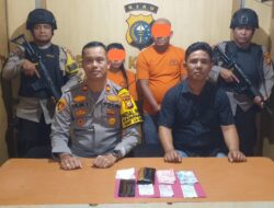 Dipimpin IPTU Ulik Iwanto, Dua Tersangka Tak Berkutik Diamankan Reskrim Polsek Kepenuhan