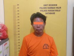 Polsek Rambah Hilir Bekuk Pelaku Penggelapan Sepeda Motor, Modus Pinjam Tak Dikembalikan