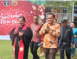 Natal Bareng Keluarga,Senyum Bahagia Terlihat Di Wajah WBP Lapas Pasir Pengaraian.