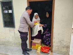Polsek Rokan IV Koto Wujudkan Kepedulian dengan Salurkan Bantuan untuk Warga Kurang Mampu