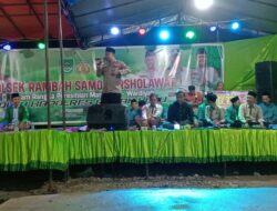 Kapolsek Rambah Samo IPTU Totok Nurdianto Bersama Camat Rambah Samo H,Amri Melaksanakan Peresmian Masjid Al-Wardiyah Di Polsek Rambah Samo.