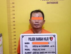 Polsek Rambah Hilir Berhasil Ungkap Kasus Penggelapan Sepeda Motor Di Simpang Kumu.
