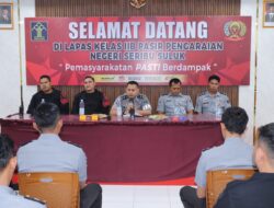 Dalam Suasana Awal Tahun 2025, Ka. KPLP Lapas Pasir Pangarayan Gelar Rapat Evaluasi Regu Pengamanan