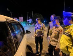 Polres Rokan Hulu Gelar Patroli Blue Light Skala Besar Untuk Ciptakan Keamanan Dan Ketertiban Ditengah Masyarakat