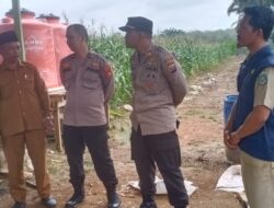 Baru Menjabat Kapolsek AKP Adek Susilo Pimpin Bhabinkamtibmas Desa Pasir Baru Laksanakan Giat DDS Ciptakan Kondusifitas Wilayah.