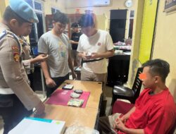 Setelah Melakukan Observasi Dipimpin AKP Repelita Ginting Dua Bandar Sabu Di Desa Batas Di Amankan
