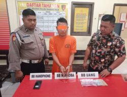 Dalam Mewujudkan Asta Cinta Presiden RI, Kapolres Rokan Hulu, Bersama Kapolsek Rambah Hilir Kembali Amankan Peredaran Narkoba Jenis Pil Ekstasi.