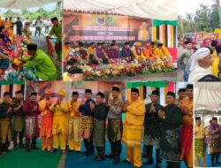 Polres Rohul Hadiri Penambalan Raja Adat Surau Gading Simbol Harmoni Dan Pelestarian Budaya Lokal