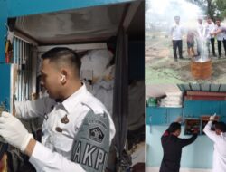 Deteksi Dini Kamtib, Lapas Pasir Pangarayan Geledah Rutin Kamar Blok Hunian Warga Binaan